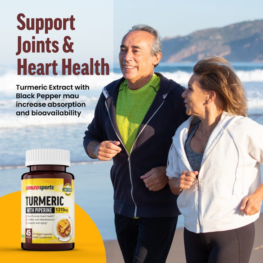 Amizosports Turmeric with Black Pepper Extract (1310mg)