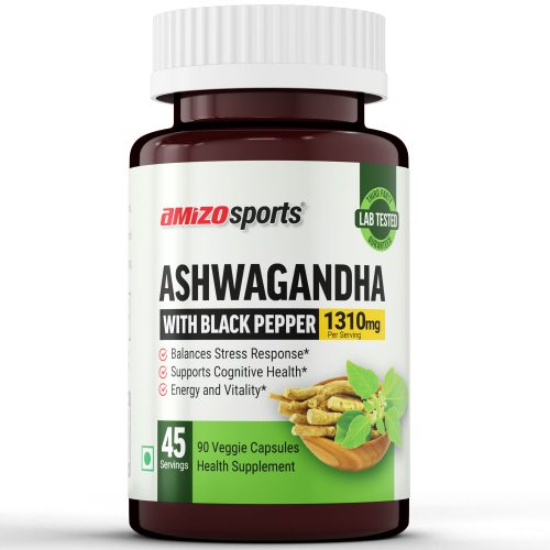 Amizosports Ashwagandha with Black Pepper