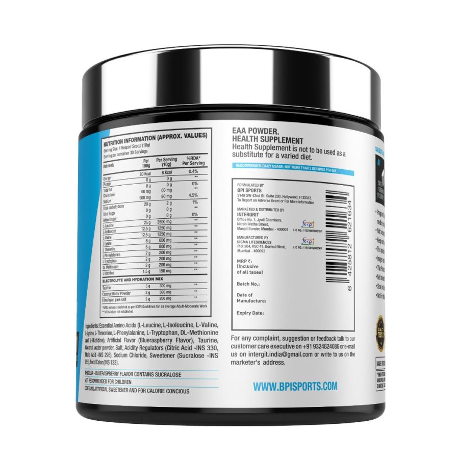 BPI Sports Essential Aminos - EAA with Electrolyte & Hydration Mix