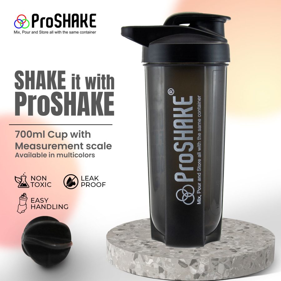 ProSHAKE Protein Gym Shaker Bottle