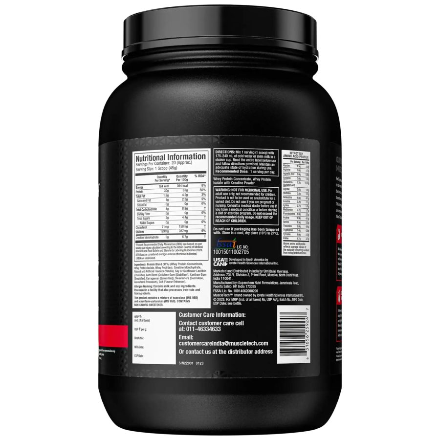 MUSCLETECH™ NITRO-TECH™ WHEY PROTEIN