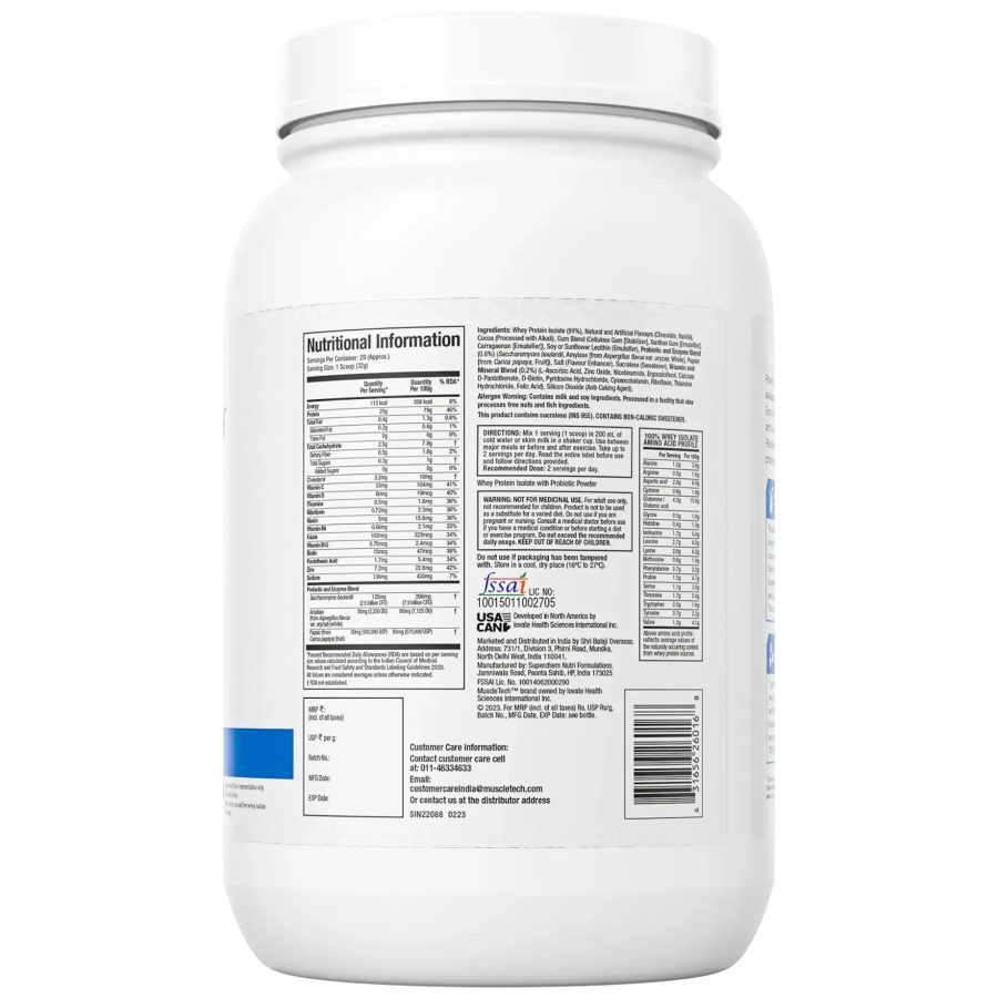 MUSCLETECH™ PLATINUM 100% WHEY ISOLATE