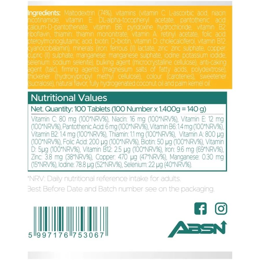 ABSN Daily 1 MultiVitamin