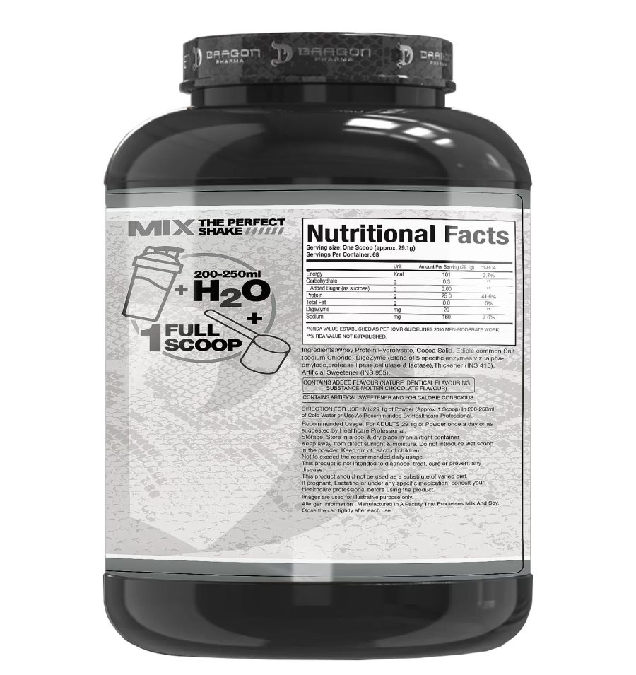 Dragon Iso Phorm, Hydrolyzed 100% Whey Protein Isolate