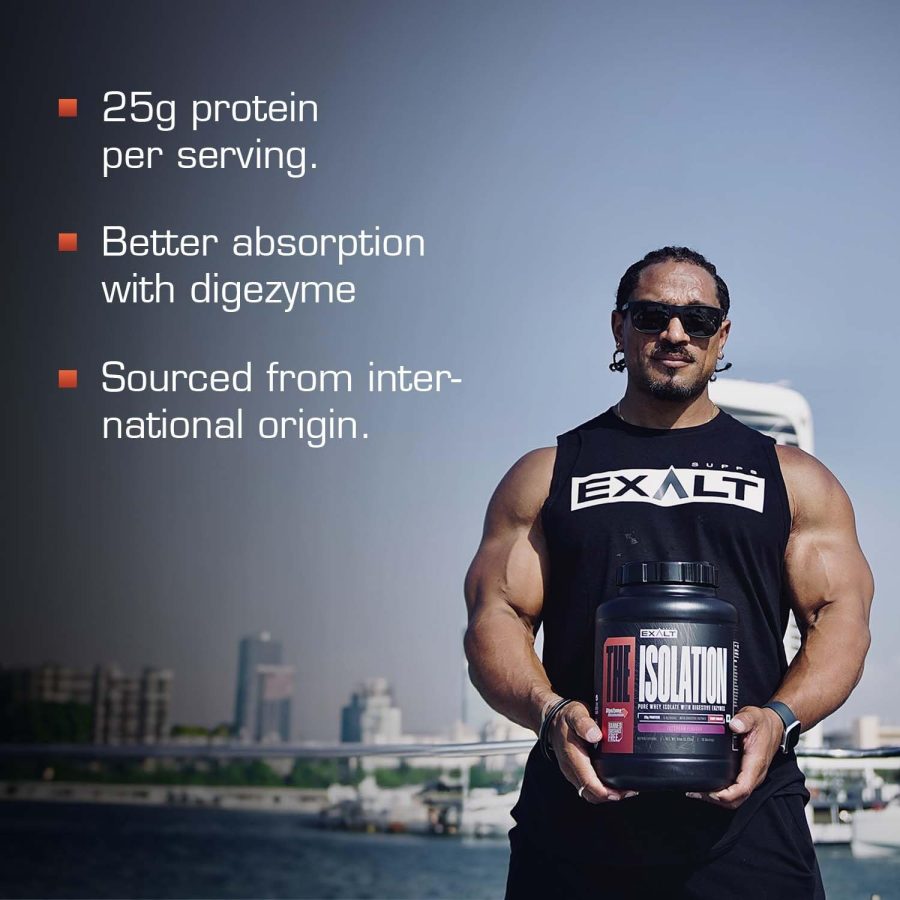 Exalt Supps The Isolation Pure Whey Isolate With Digestive Enzymes