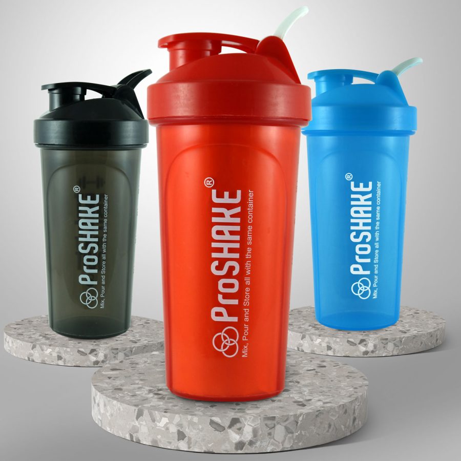 PROSHAKE Shakers For Protein Shake 600 Ml With Carry Handel