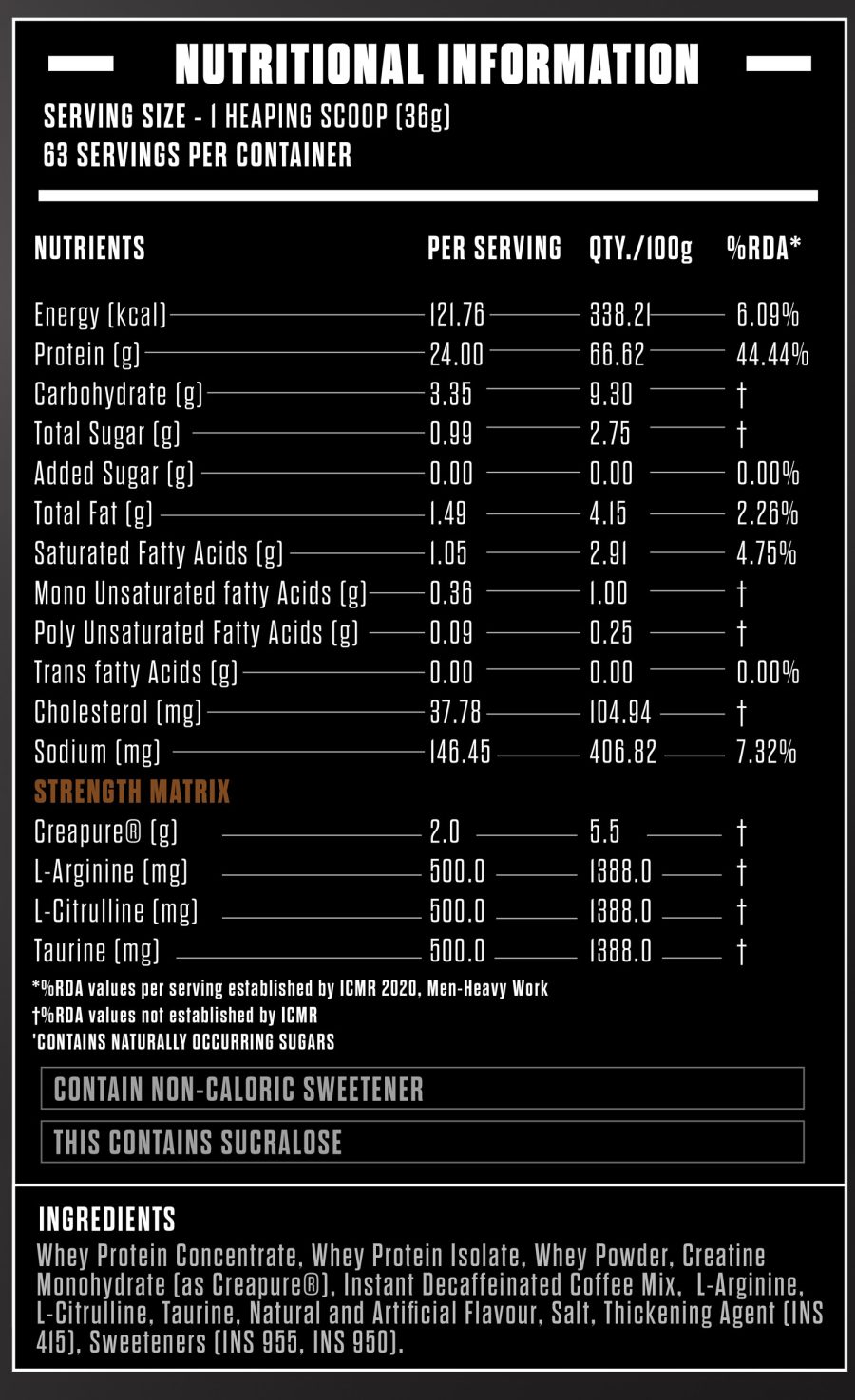 The PR-POWER Whey Protein