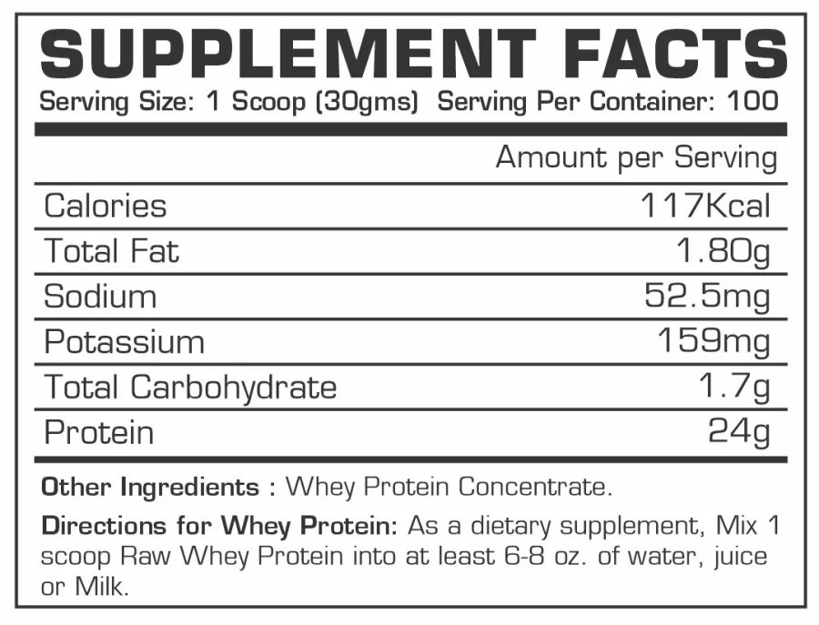 Proence Raw Whey Protein