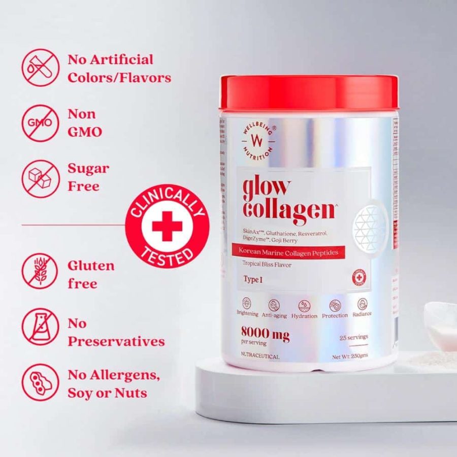 Wellbeing Nutrition Glow Korean Marine Collagen Peptides