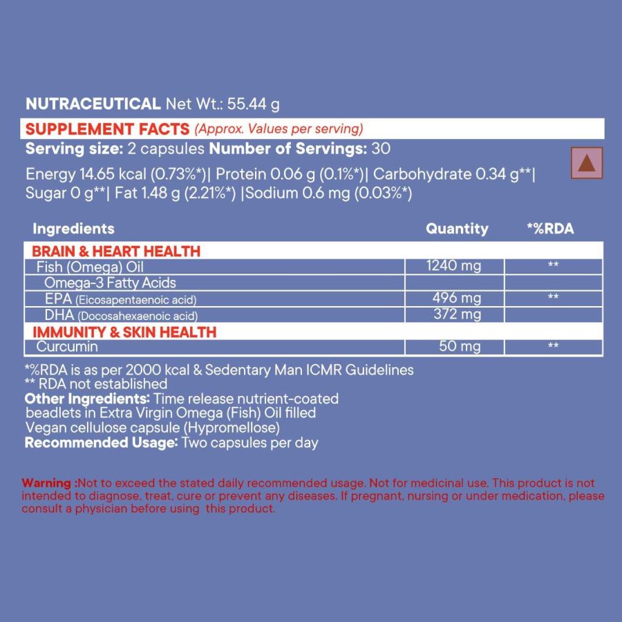 Wellbeing Nutrition Slow Triple Strength Omega-3