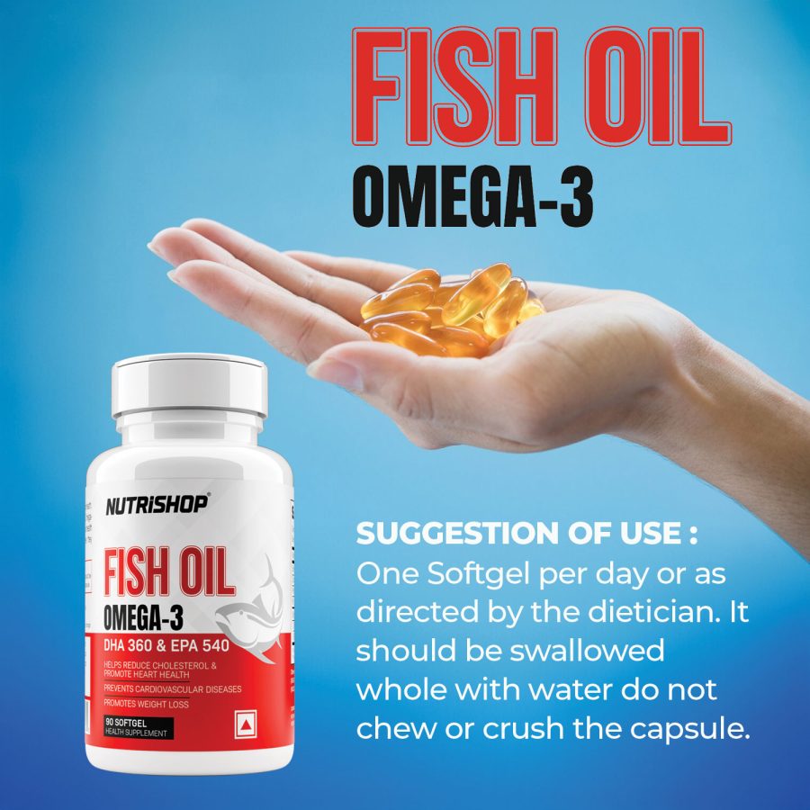 Nutrishop Fish Oil Omega 3 Supplements