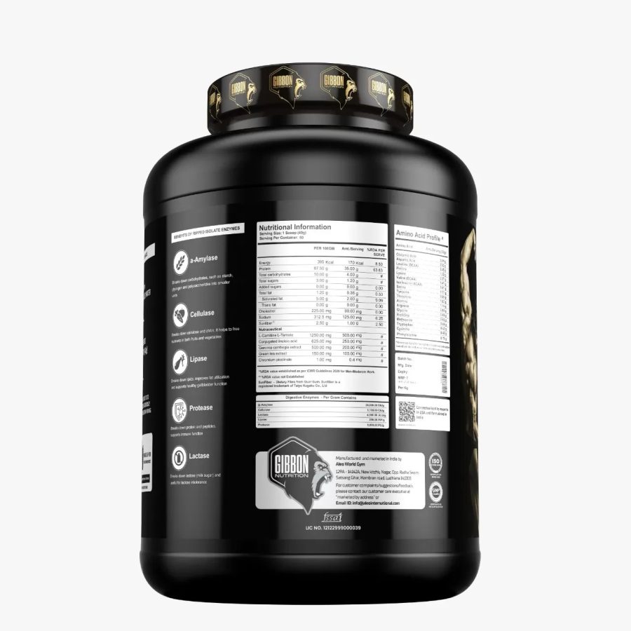 Gibbon Ripped Isolate Protein Powder | Ultimate Fat-Burning Fusion