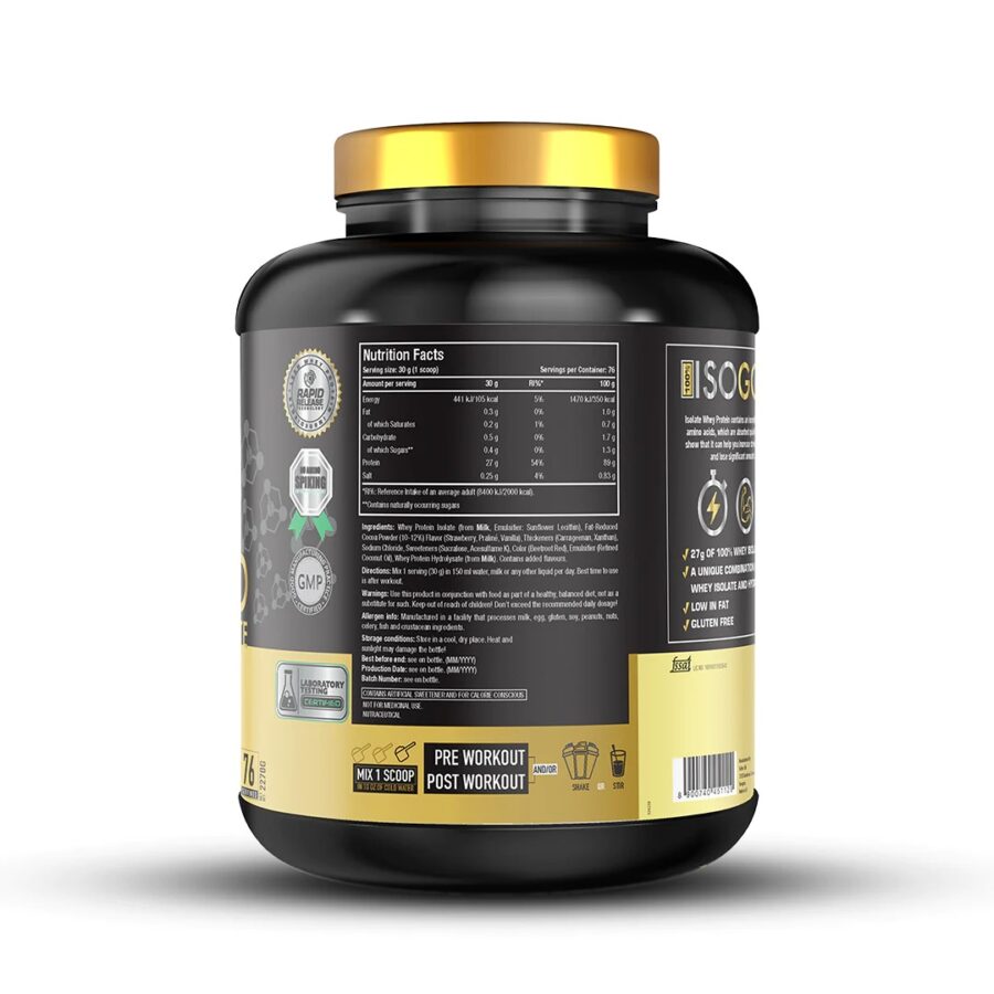 One Science 100% Iso Gold Whey Protein Isolate