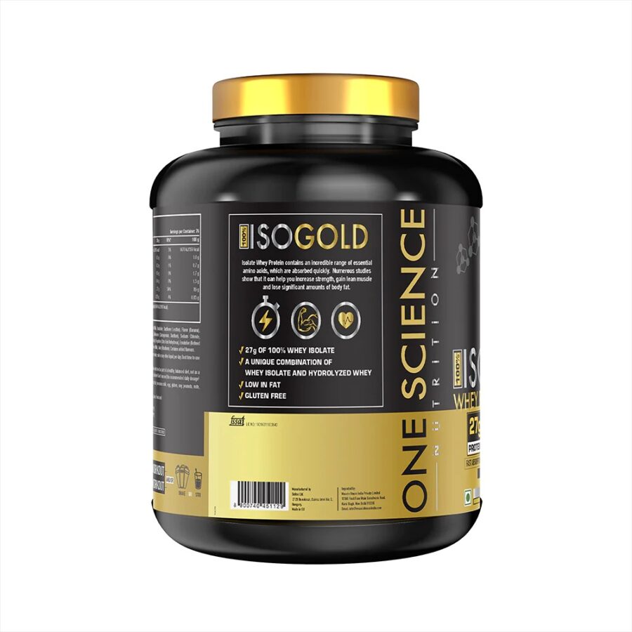 One Science 100% Iso Gold Whey Protein Isolate