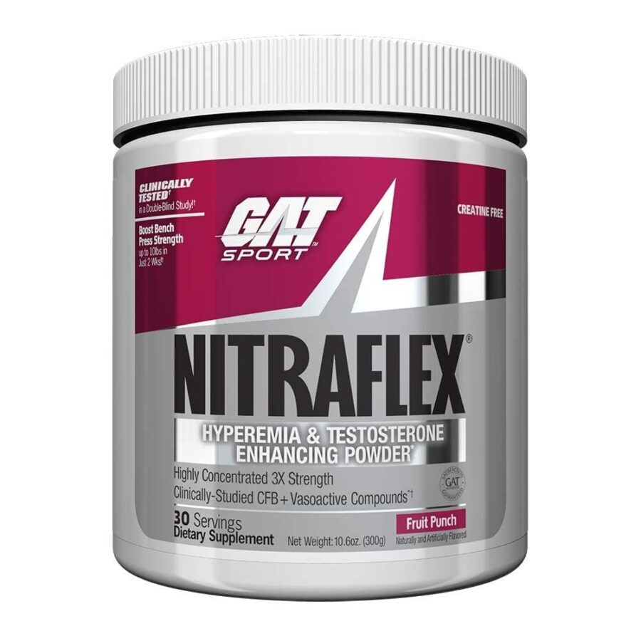 Buy GAT Sport Nitraflex Pre Workout – 30 Servings Online at Nutrishop.in