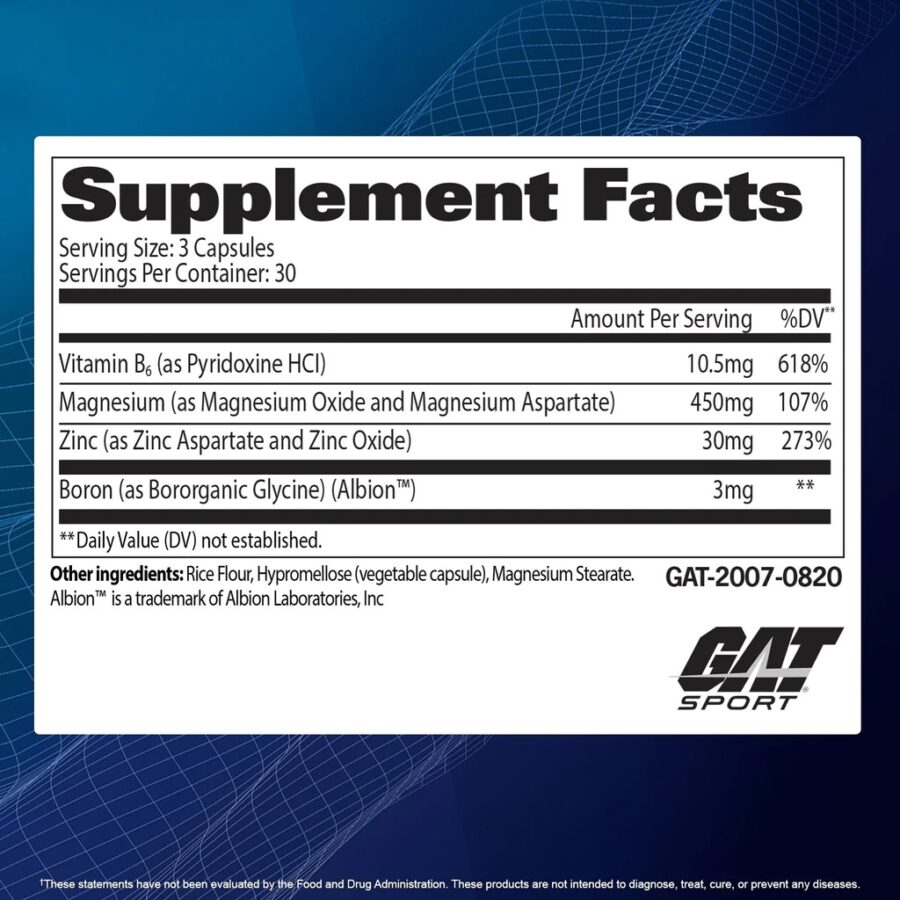 Gat Sport ZMAG-T, 90 Vegetable Capsules